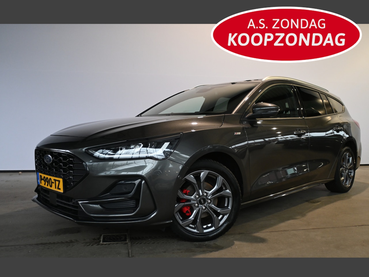 Ford Focus Wagon - 1.0 EcoBoost Hybrid ST Line Style Clima Carplay Stuur/stoelverwarming Dealer Onderhouden! - AutoWereld.nl