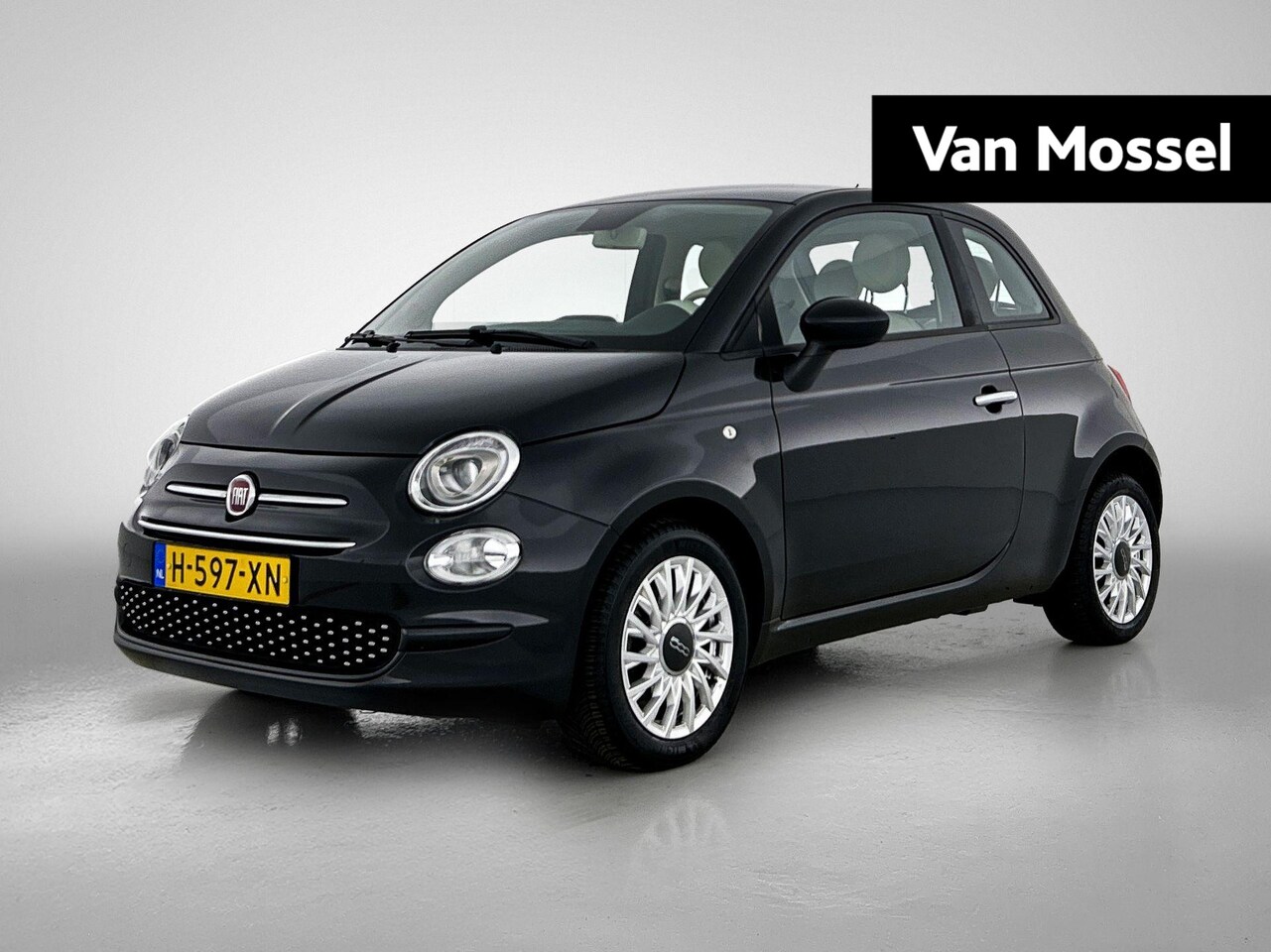 Fiat 500 - 1.0 Hybrid Lounge | Airco | Navigatie | Parkeersensoren | Cruise Controle | - AutoWereld.nl