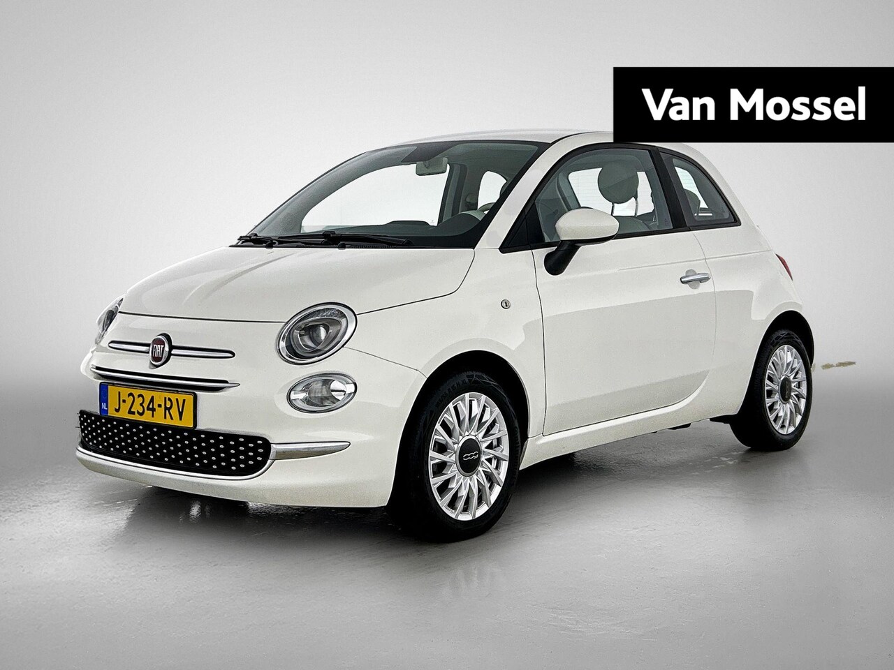 Fiat 500 - 1.0 Hybrid Lounge | Apple Carplay/Android Auto | Parkeersensoren | Airco | 15" Lichtmetale - AutoWereld.nl