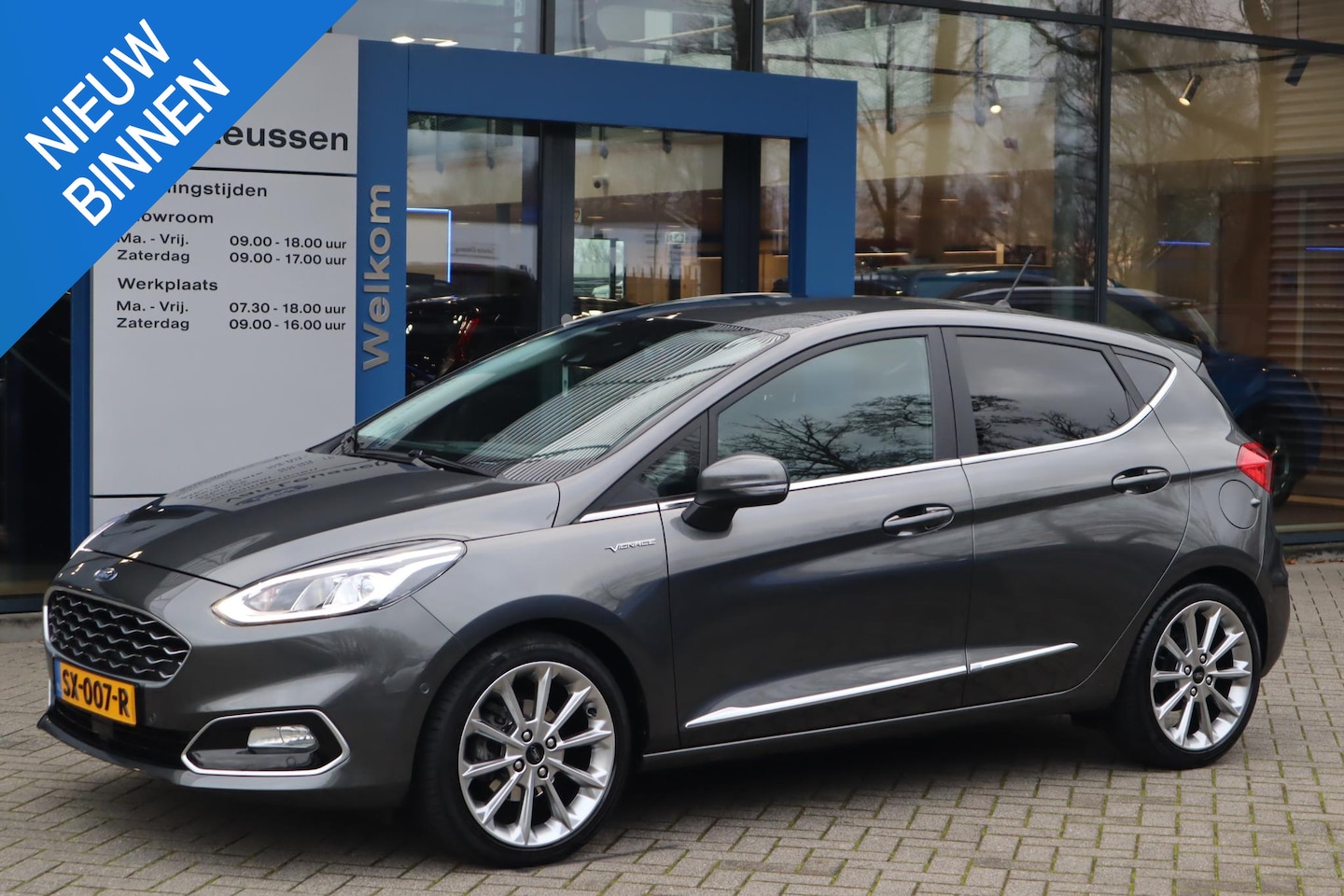 Ford Fiesta - 100PK VIGNALE AUTOMAAT LEDER B&O-AUDIO LED CAMERA AFN-TREKHAAK BLISS KEYLESS WINTERPACK 17 - AutoWereld.nl
