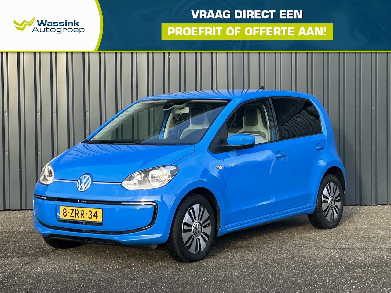 Volkswagen e-Up! - Elektromotor 82PK 5D e-up!|BTWer|navi|stoelverwarming - AutoWereld.nl