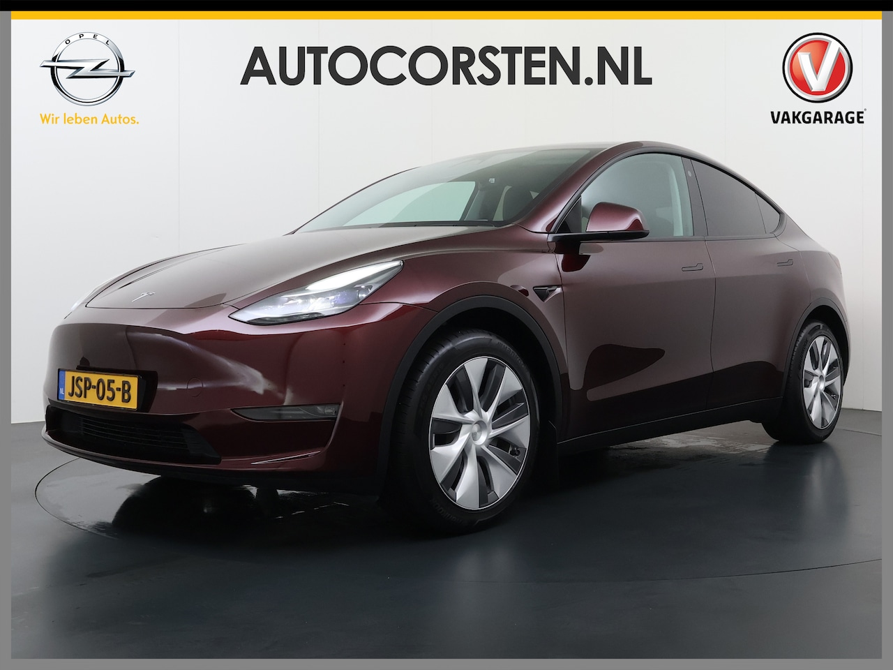 Tesla Model Y - Long Range AWD 75kWh SOH 95% Warmtepomp Matrix-Led Leder Navi Ecc Premium Audio Stoel+Stuu - AutoWereld.nl
