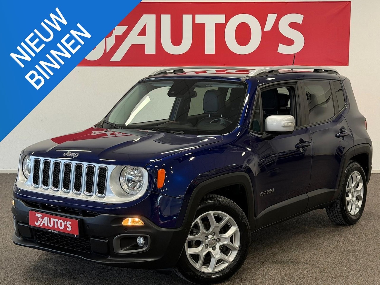 Jeep Renegade - 1.4 MultiAir Limited NAVIGATIE, CRUISE, ECC AIRCO, LEER - AutoWereld.nl