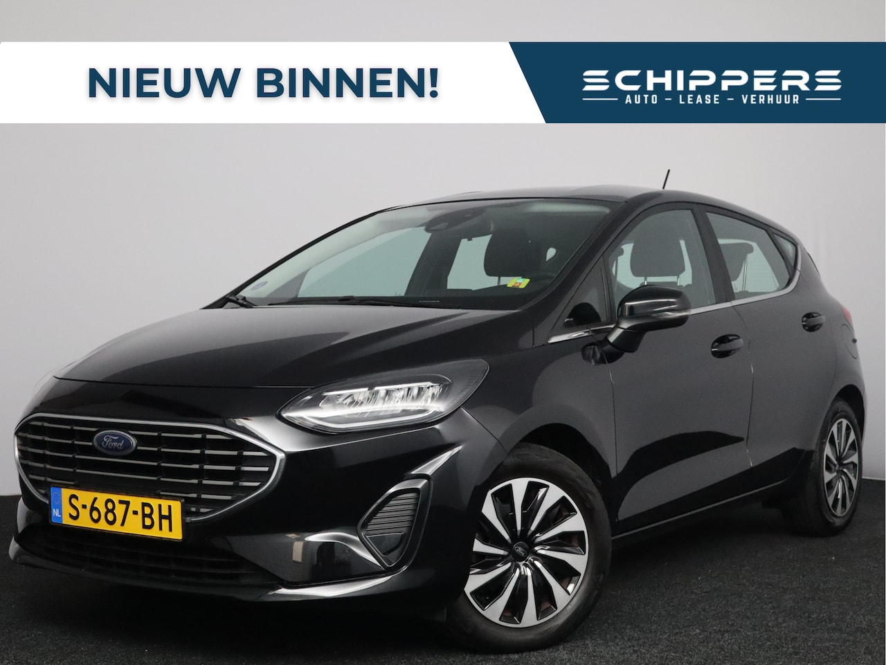 Ford Fiesta - 1.0 EcoBoost Hybrid Titanium 125pk | Navigatie | parkeer sensor | - AutoWereld.nl