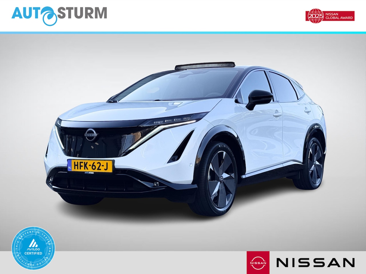 Nissan Ariya - Evolve 91 kWh SoH 99% Nappa Leder, Meest Luxe Uitvoering! - AutoWereld.nl
