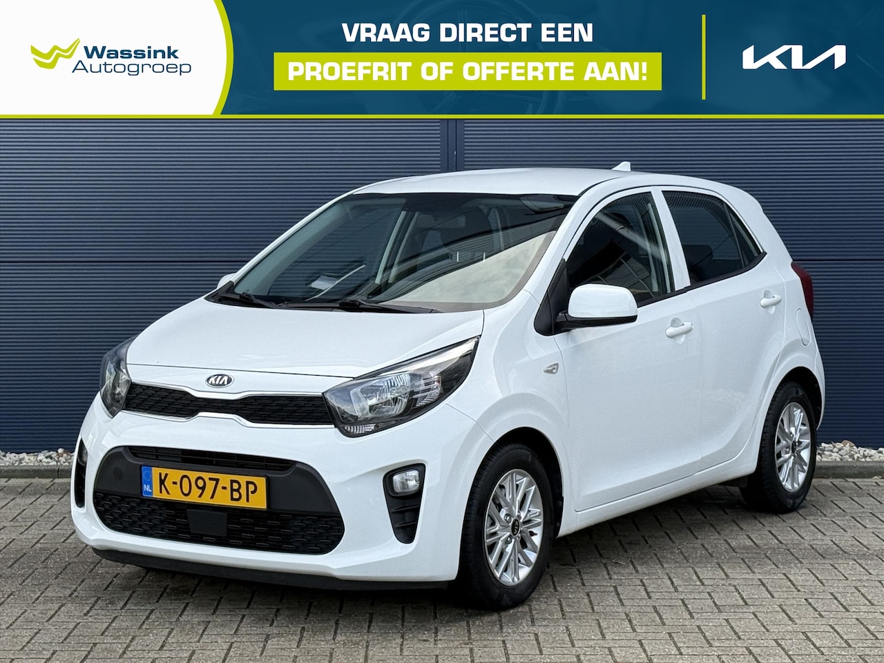 Kia Picanto - 1.0 DPi AMT 67pk 4-zits DynamicLine | Airco | Camera | DAB | Carplay | Cruise control - AutoWereld.nl
