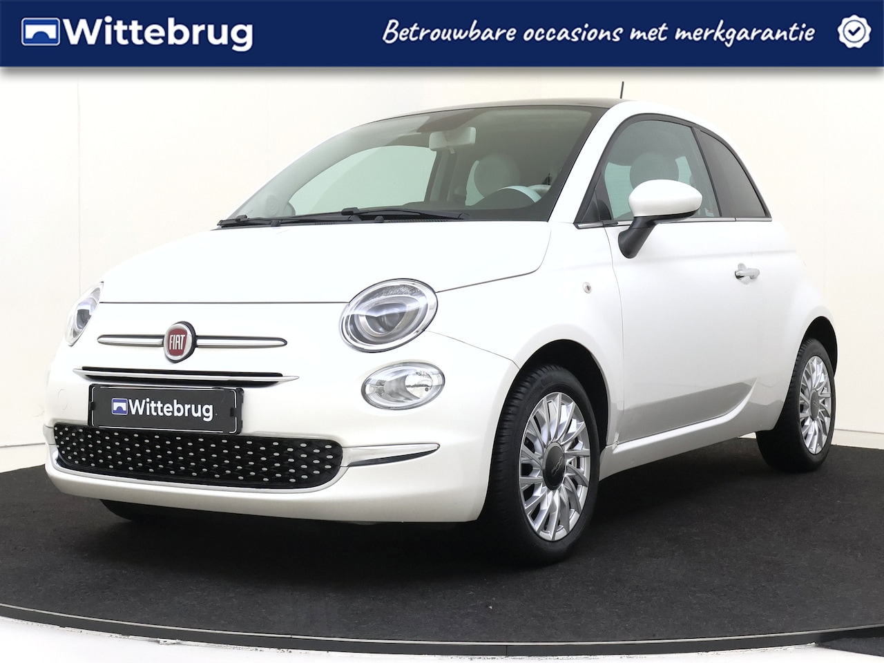 Fiat 500 - 1.2 70PK Lounge Navigatie | Parkeerhulp | Climate Control | Panoramadak | - AutoWereld.nl