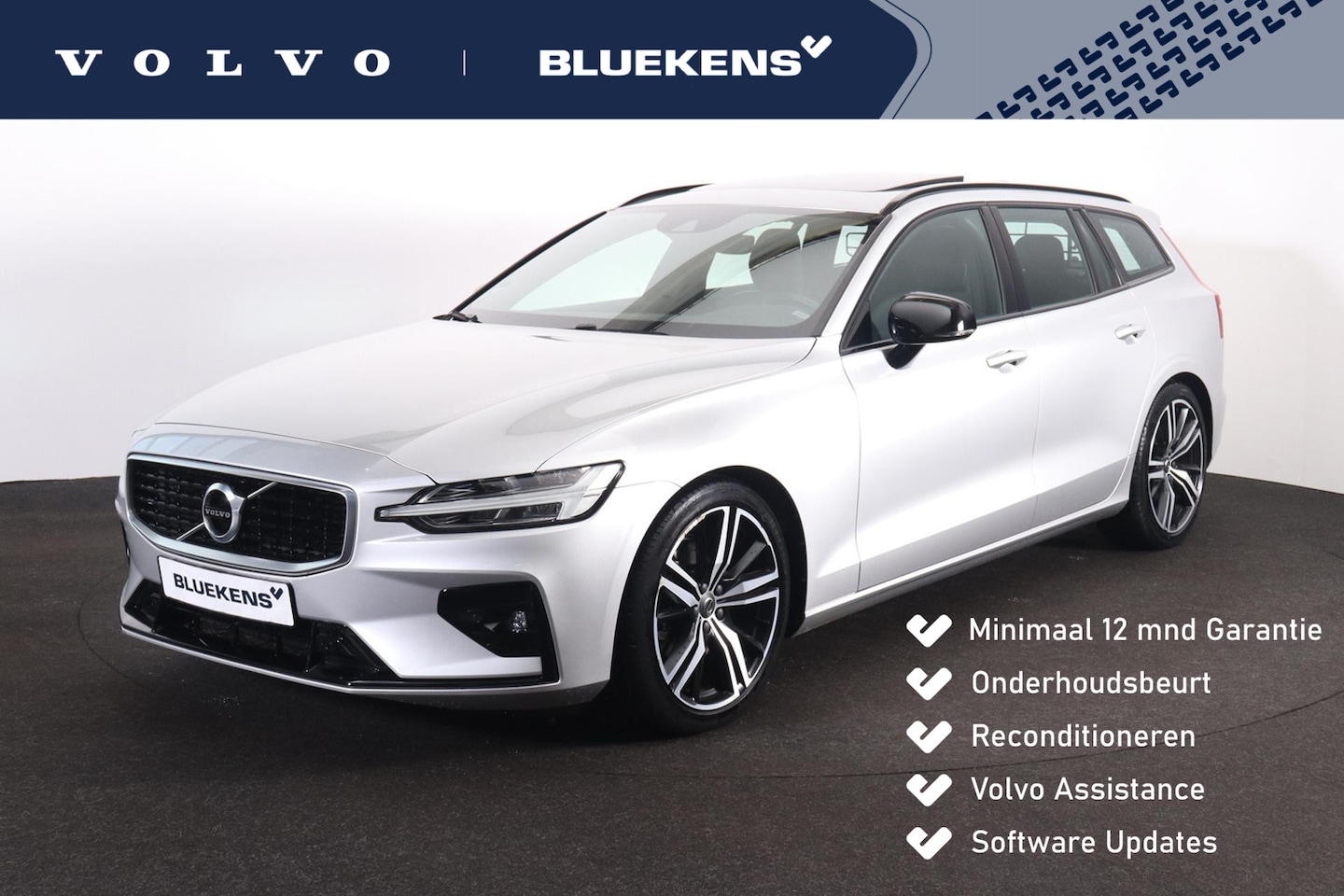 Volvo V60 - T4 R-Design - Panorama/schuifdak - IntelliSafe Assist & Surround - Parkeercamera achter - - AutoWereld.nl