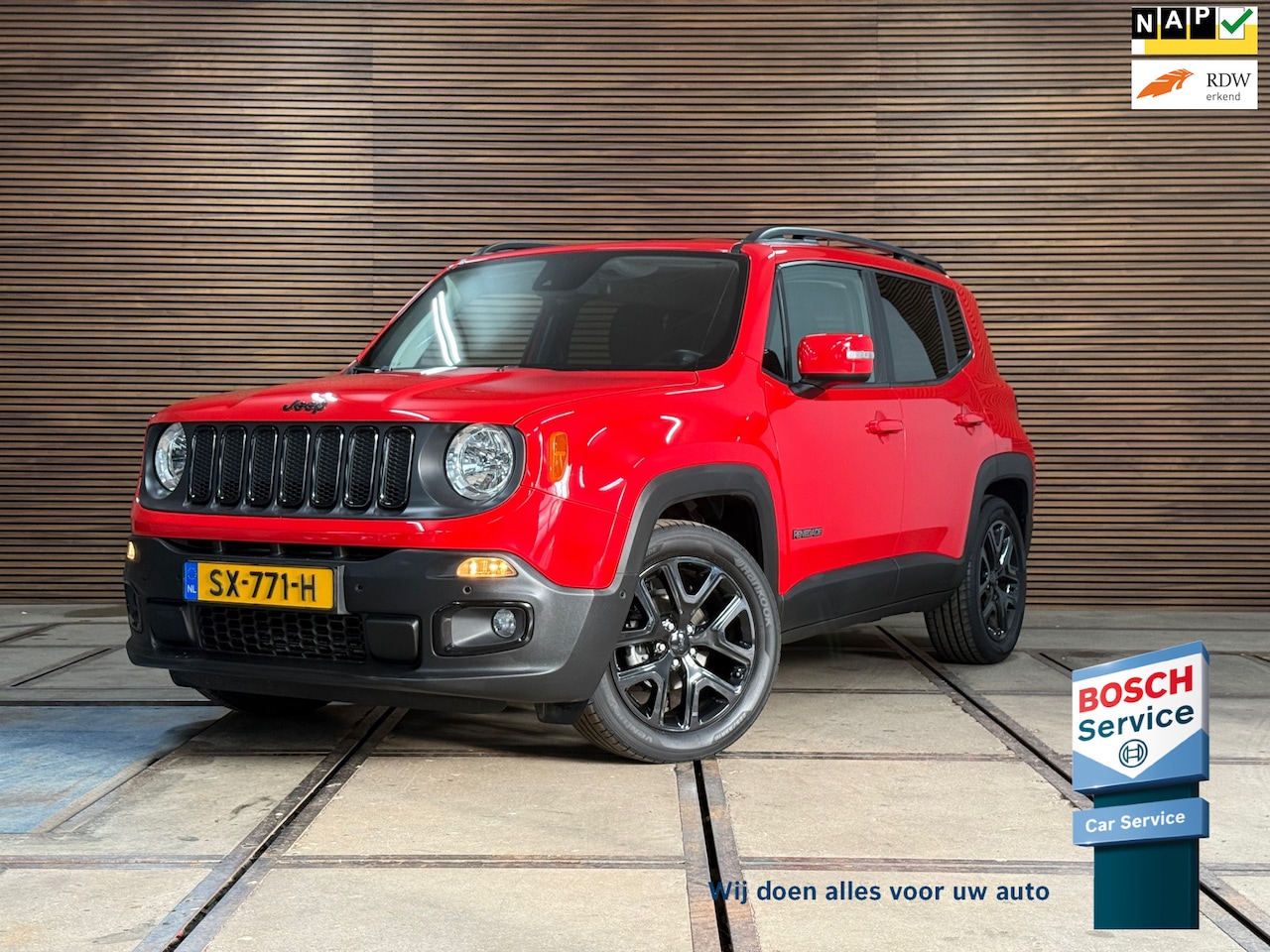 Jeep Renegade - 1.4 MultiAir Night Eagle II Limited Automaat | Trekhaak | Navigatie | Adaptive Cruise Cont - AutoWereld.nl