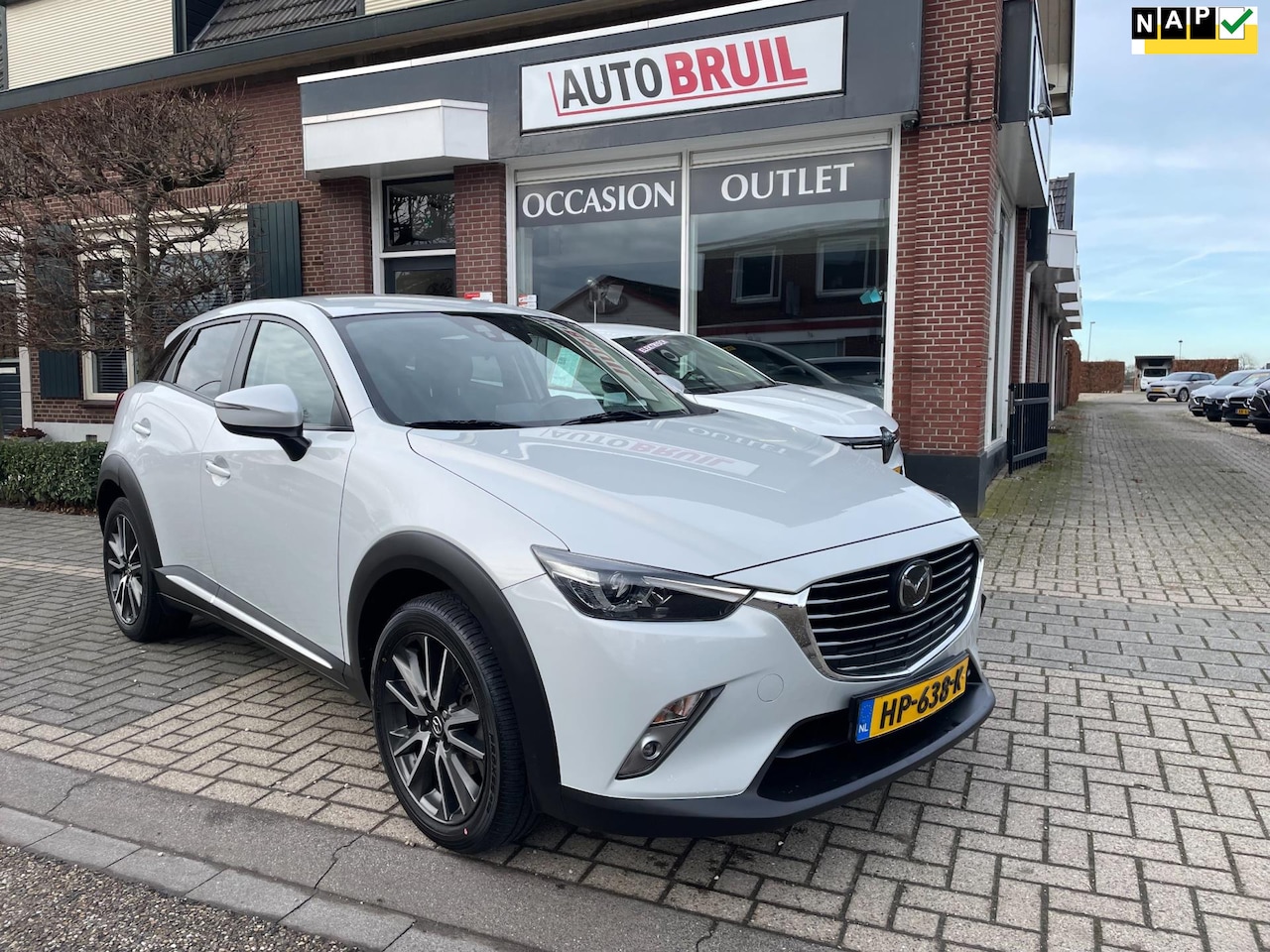 Mazda CX-3 - 2.0 SkyActiv-G 120 GT-M Aut.|NL-auto|Leder|Head up|Stoelverw.|Nieuwstaat - AutoWereld.nl
