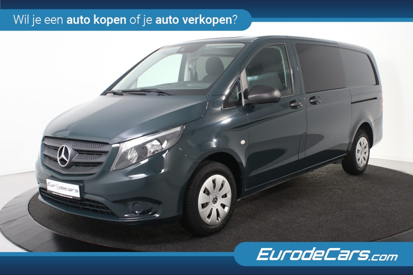 Mercedes-Benz Vito - 111 CDI Lang *1ste Eigenaar*Dubbel Cabine*Navigatie* - AutoWereld.nl