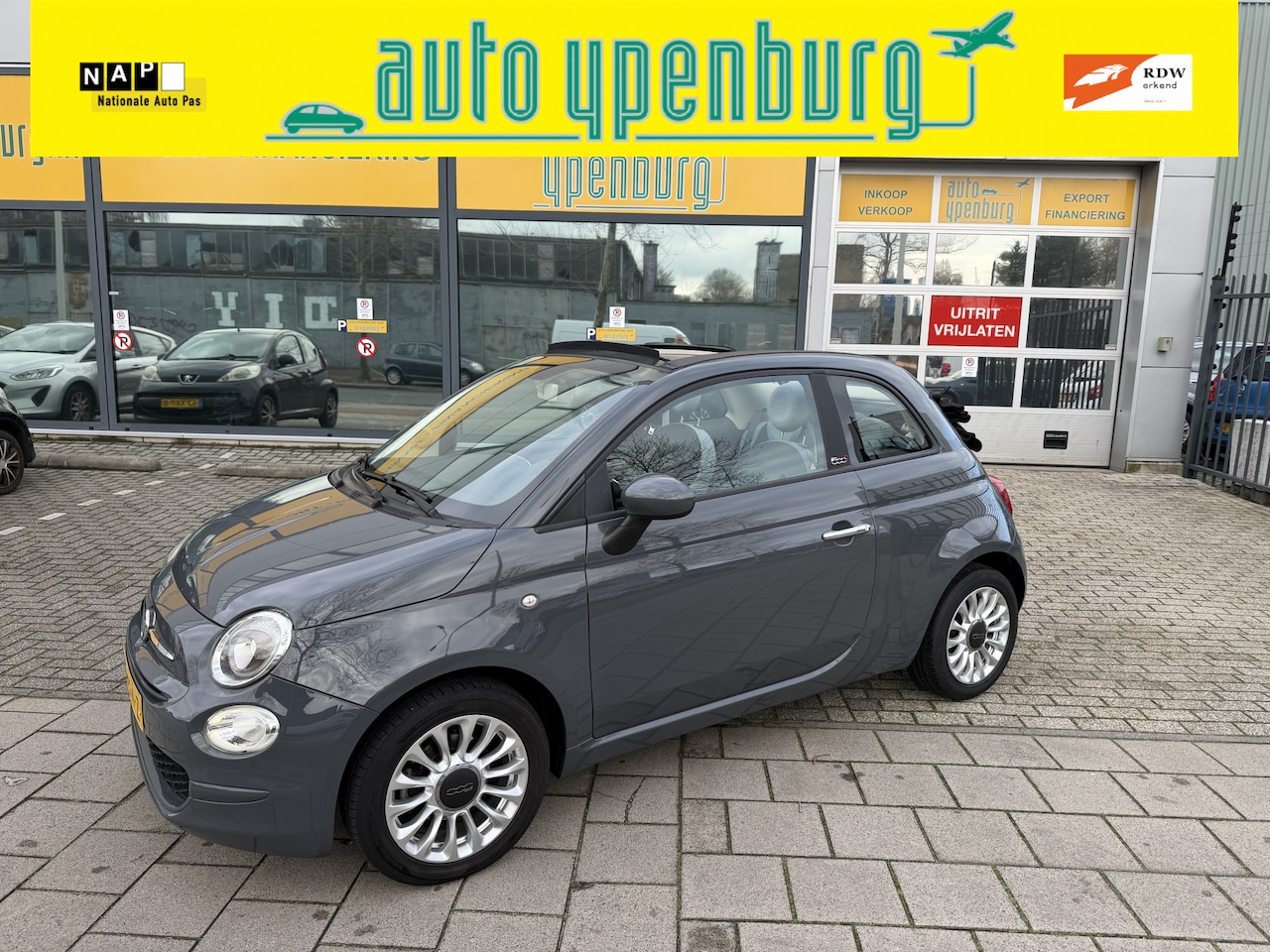 Fiat 500 C - 1.2 Popstar Cabriolet * 66.220 Km * Airco * - AutoWereld.nl