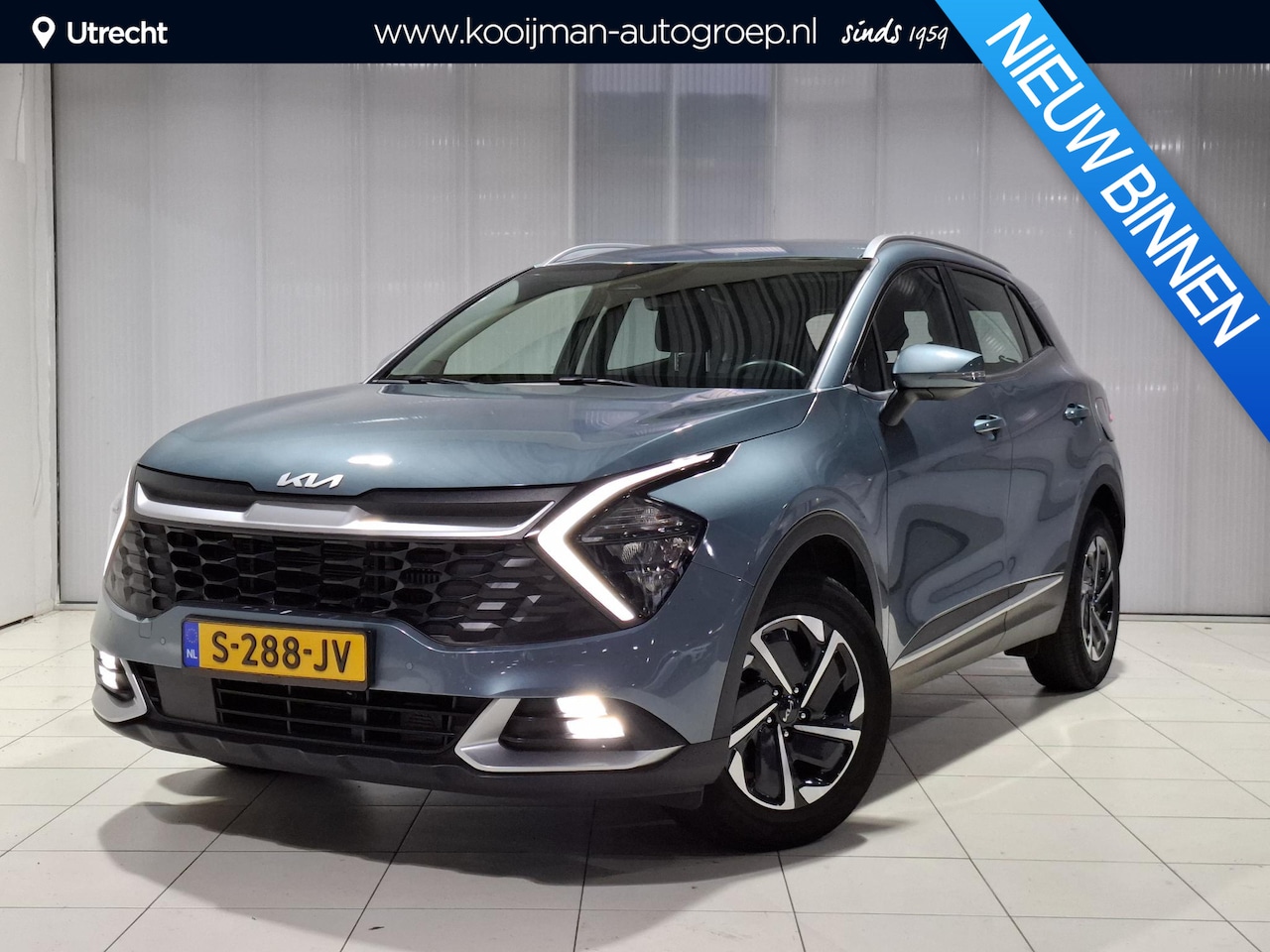 Kia Sportage - 1.6 T-GDi Hybrid DynamicLine Apple Carplay/Android Auto, Navigatie, Camera. - AutoWereld.nl