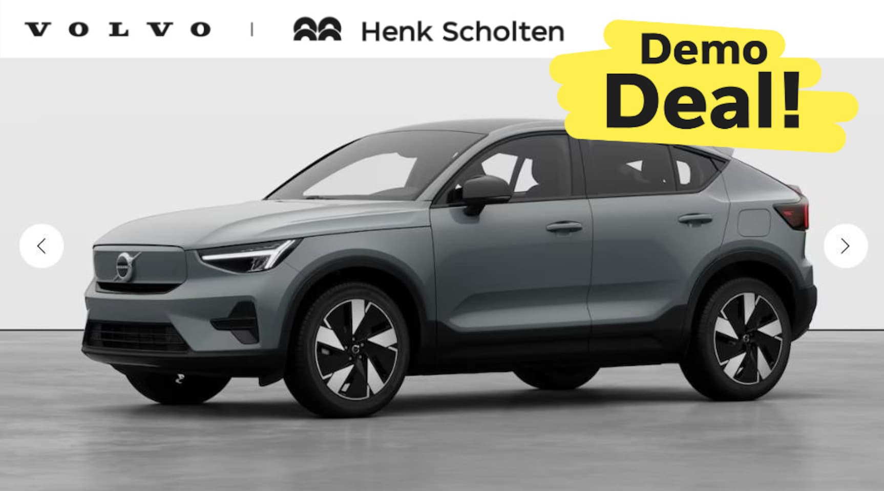 Volvo EC40 - Single Motor Extended Range Plus 82 kWh | Demo Deal | Vapour Grey | Textiel City Canvas | - AutoWereld.nl