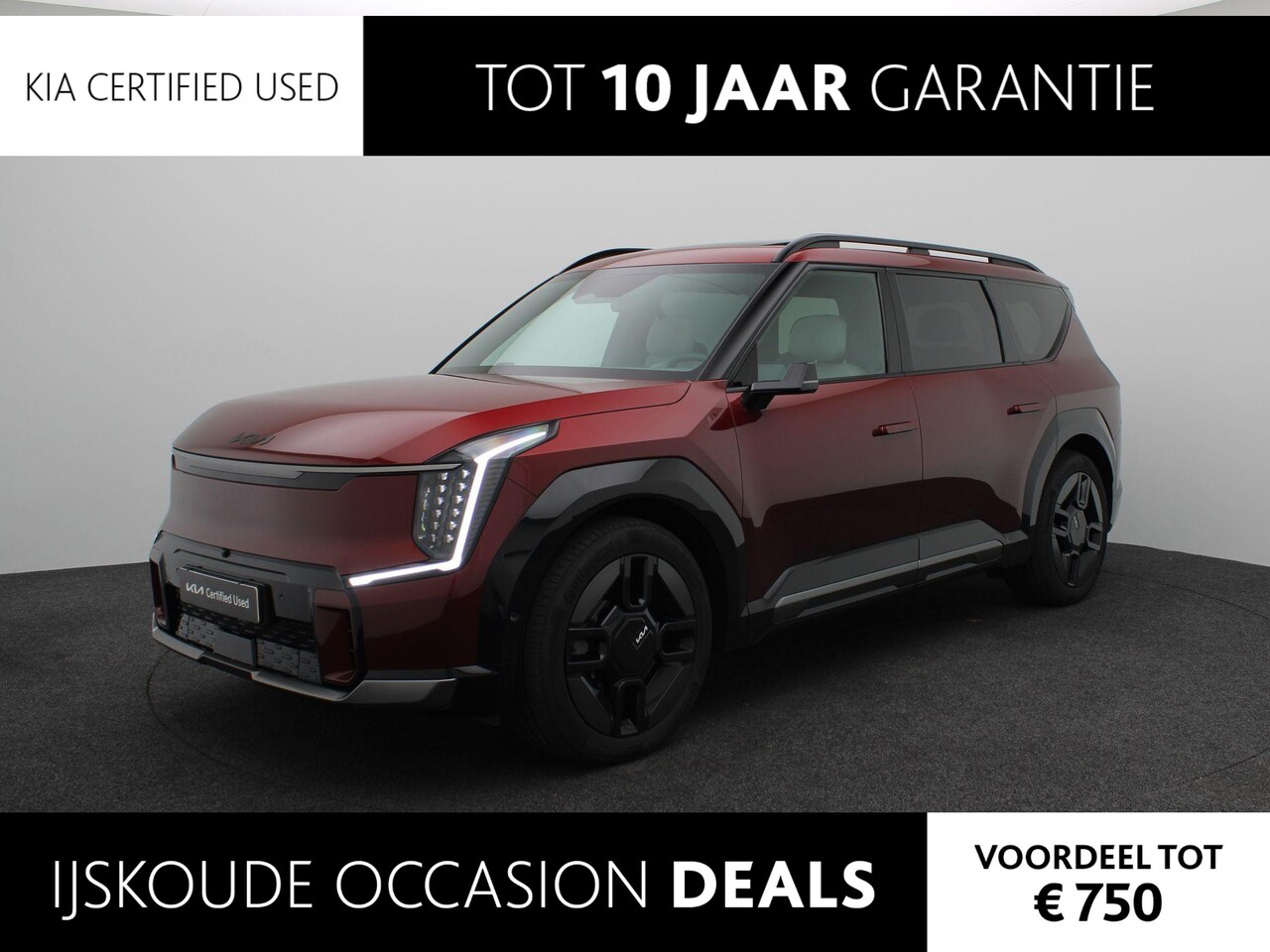 Kia EV9 - GT-Line AWD 99.8 kWh Digital Side Mirrors | DEMO | Gunstige bijtelling | 7 Persoons | BTW - AutoWereld.nl