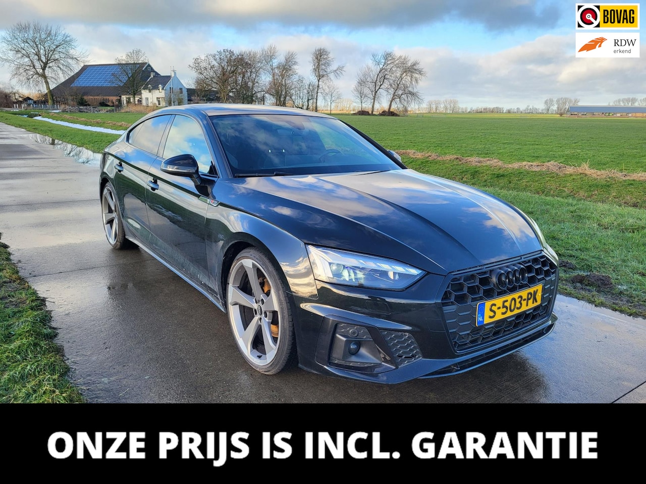Audi A5 Sportback - 35 TFSI S line 42.634km camera electr achterklep 20"LMV pano - AutoWereld.nl