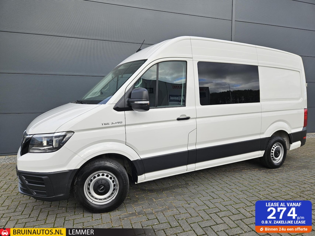 MAN TGE - 35 2.0 TDI Airco 140 PK Dub CabineCamera keurige MAN - AutoWereld.nl