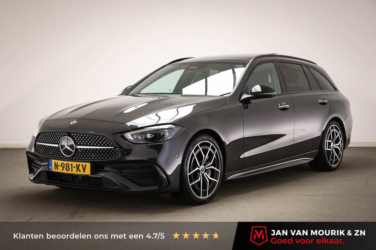 Mercedes-Benz C-klasse Estate - 200 AMG Line | PREMIUM PACK | LASER LED | PANORAMADAK | 360 CAMERA | TREKHAAK | 19" - AutoWereld.nl
