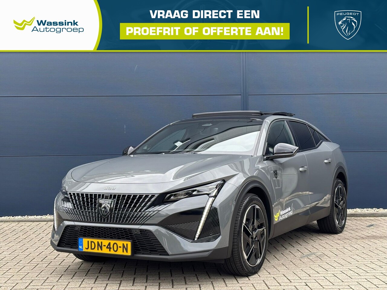 Peugeot 408 - 58kWh 210pk GT Avantage | Focal | Schuifdak | Matrix-LED | 19 inch | 360 camera | Stoelver - AutoWereld.nl