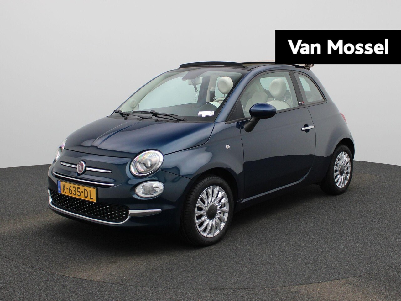 Fiat 500 C - 1.0 Hybrid Lounge | Lichtmetalen Velgen | DAB Radio | Elektrische Ramen | - AutoWereld.nl