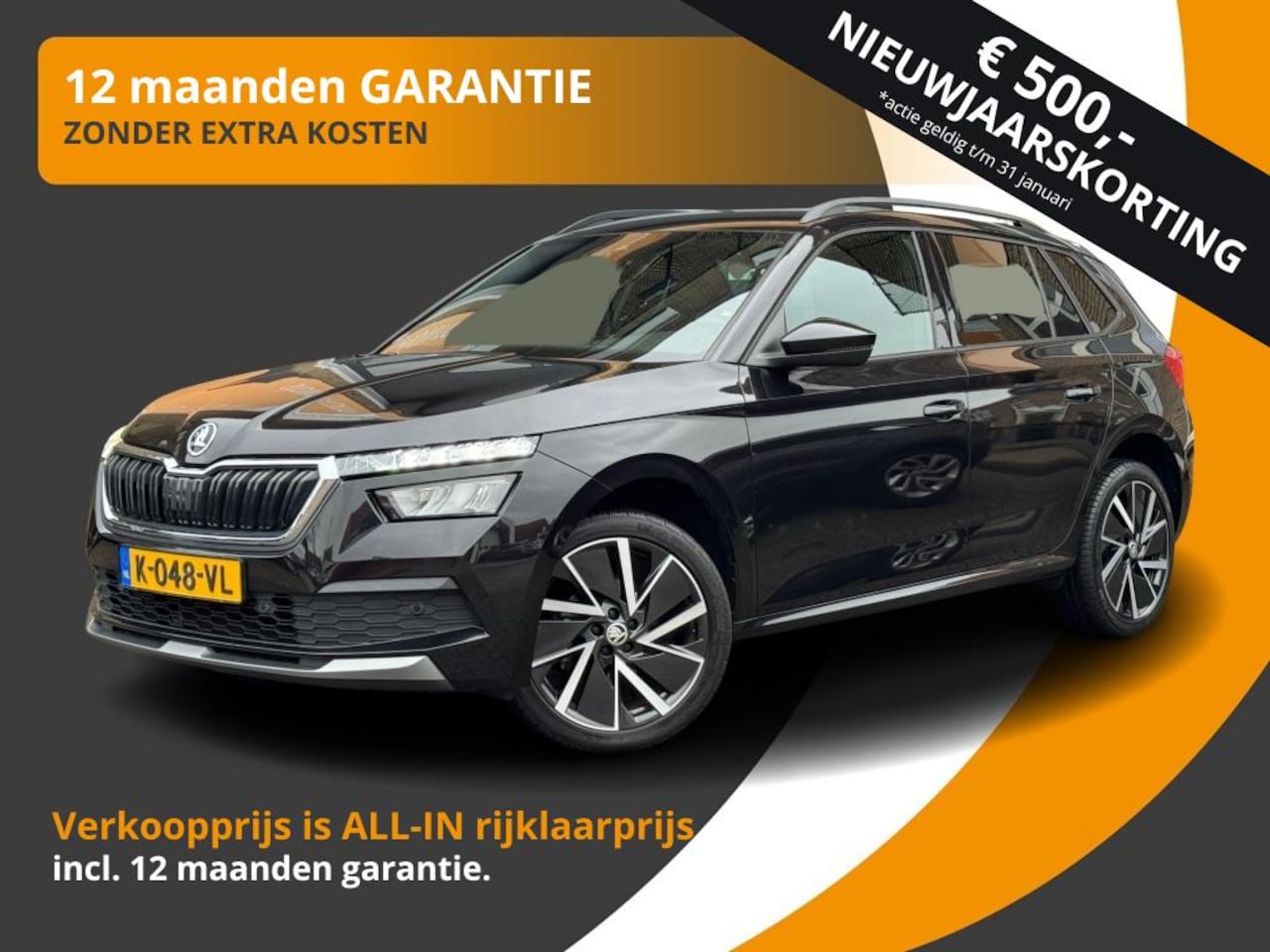 Skoda Kamiq - 1.5 TSI 150PK DSG AUTOMAAT SPORT BUSINESS NAVI/CARPLAY/LED/NL-AUTO - AutoWereld.nl