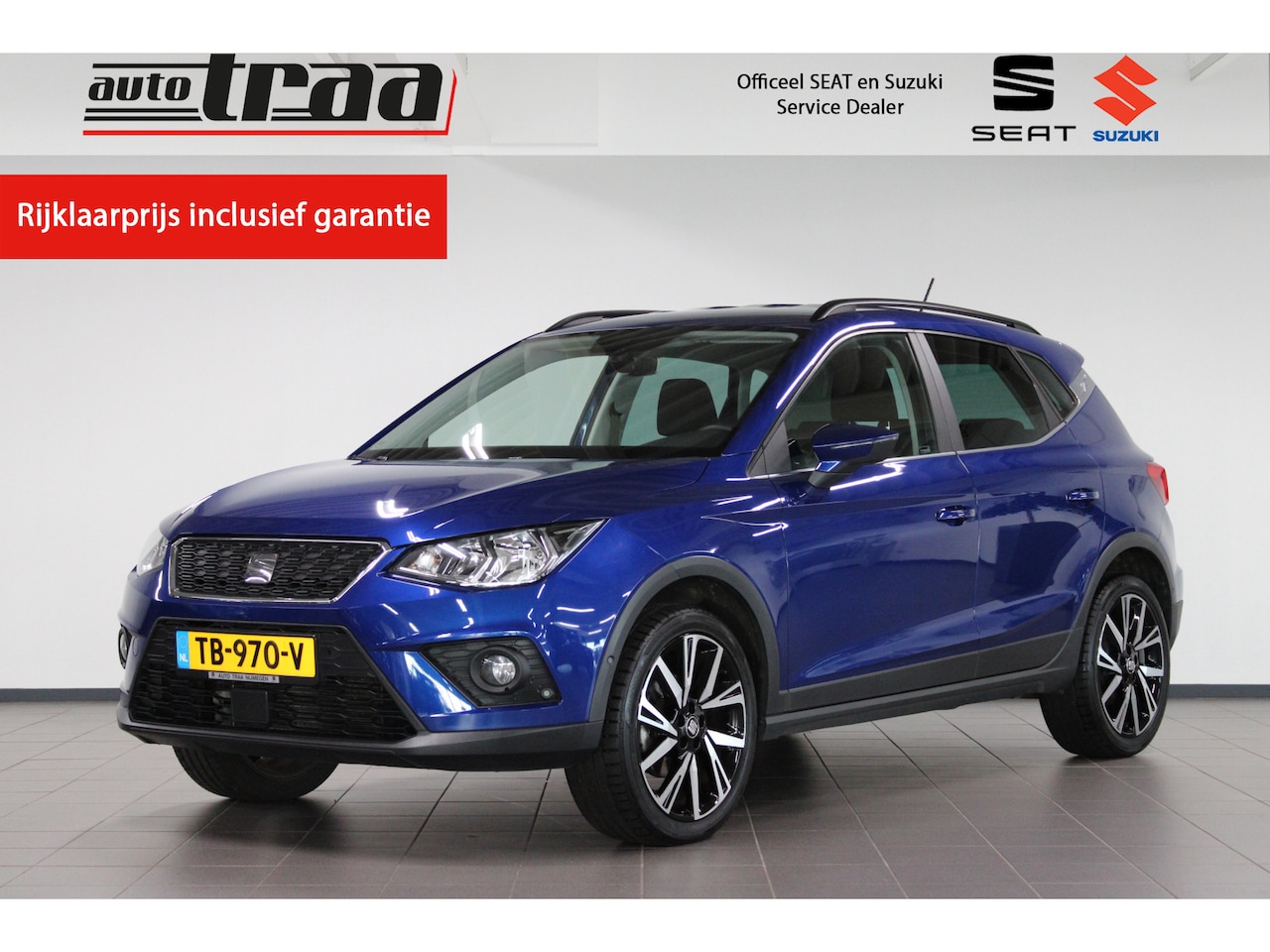SEAT Arona - 1.0 TSI Style Business Intense / 18'' LMV / Keyless / Navigatie / Camera / - AutoWereld.nl