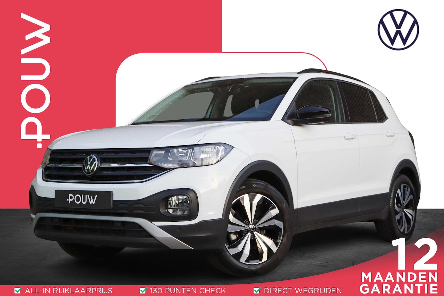 Volkswagen T-Cross - 1.0 TSI 110pk DSG Life | Black Pakket | Navigatie | Climatronic - AutoWereld.nl