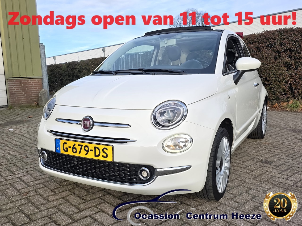 Fiat 500 C - 1.2 AUTOMAAT! Lm Velgen! Airco! APK 6-2027! Zondag OPEN! - AutoWereld.nl