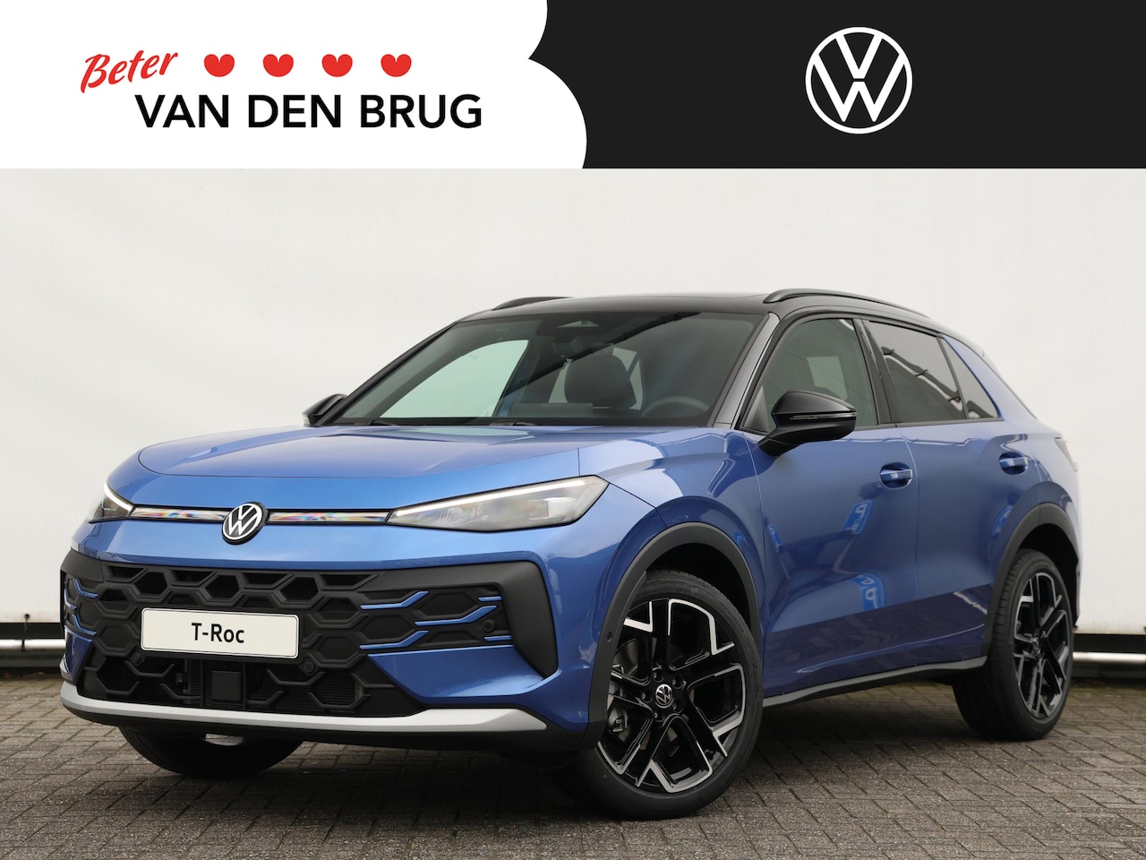Volkswagen T-Roc - Style First Edition 1.5 eTSI / 116 PK | Panoramadak | 19" velgen | Black style | - AutoWereld.nl