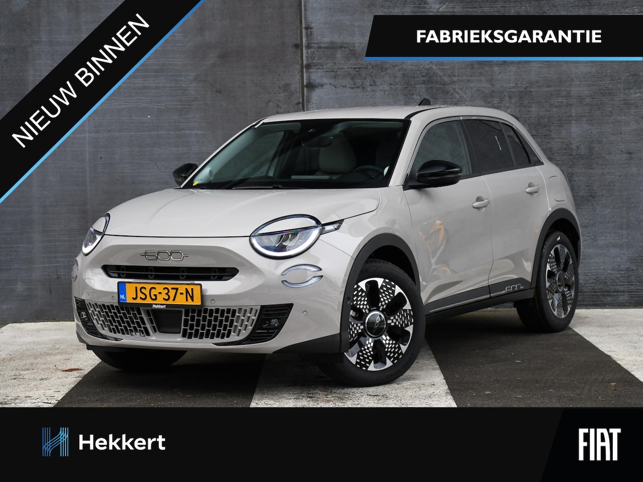 Fiat 600 - La Prima 1.2 Hybrid 145pk Automaat MASSAGE | DODE HOEK | 18''LM | ADAPT. CRUISE | PDC + CA - AutoWereld.nl