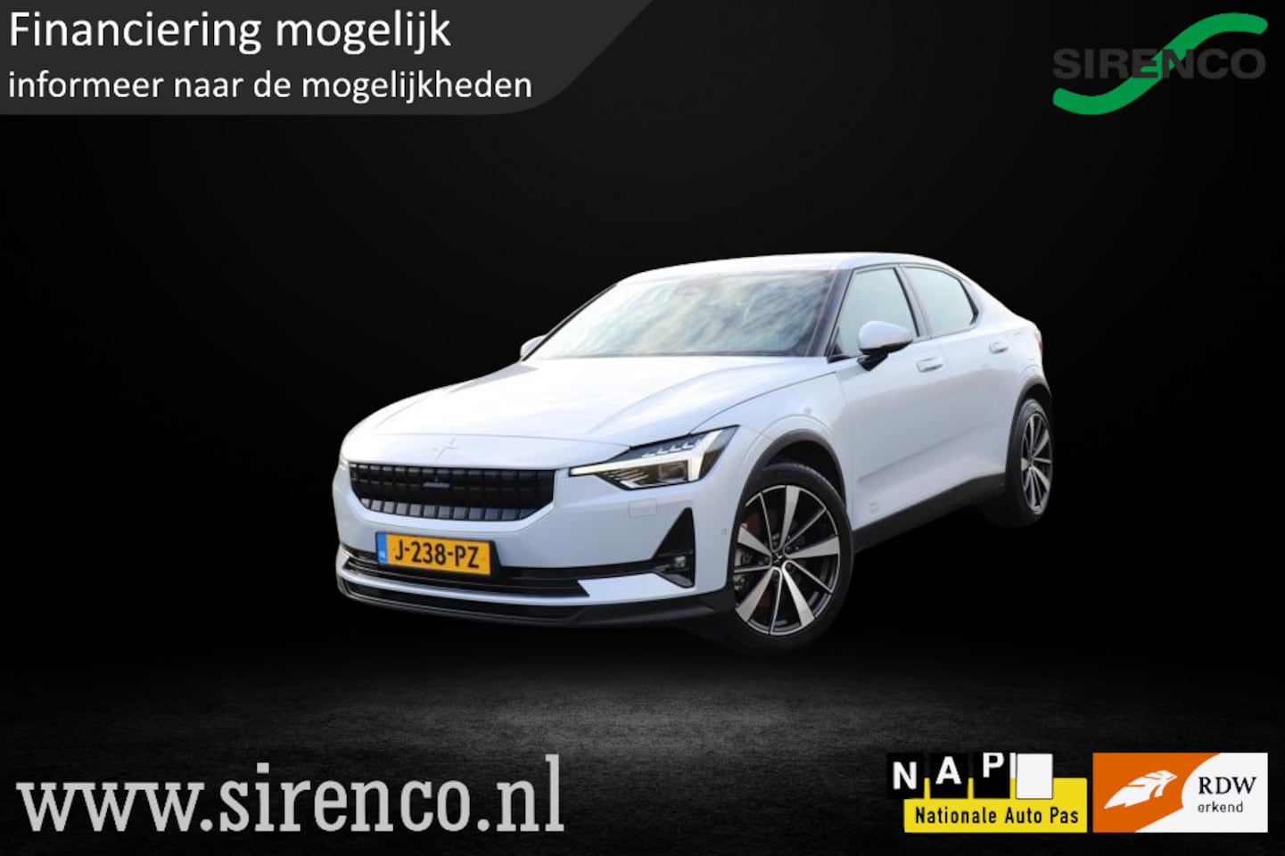 Polestar 2 - Long Range Dual Motor Launch Edition 78kWh |trekhaak | soh 92.8% | panodak | stoel+stuurve - AutoWereld.nl