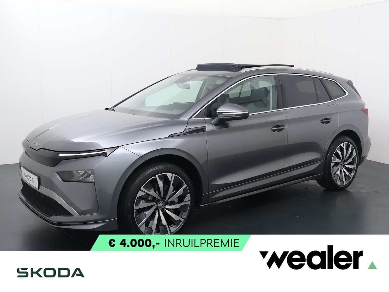 Skoda Enyaq iV - 85 Selection 286 PK | Panoramadak | 21" Lichtmetalen velgen | Trekhaak - AutoWereld.nl