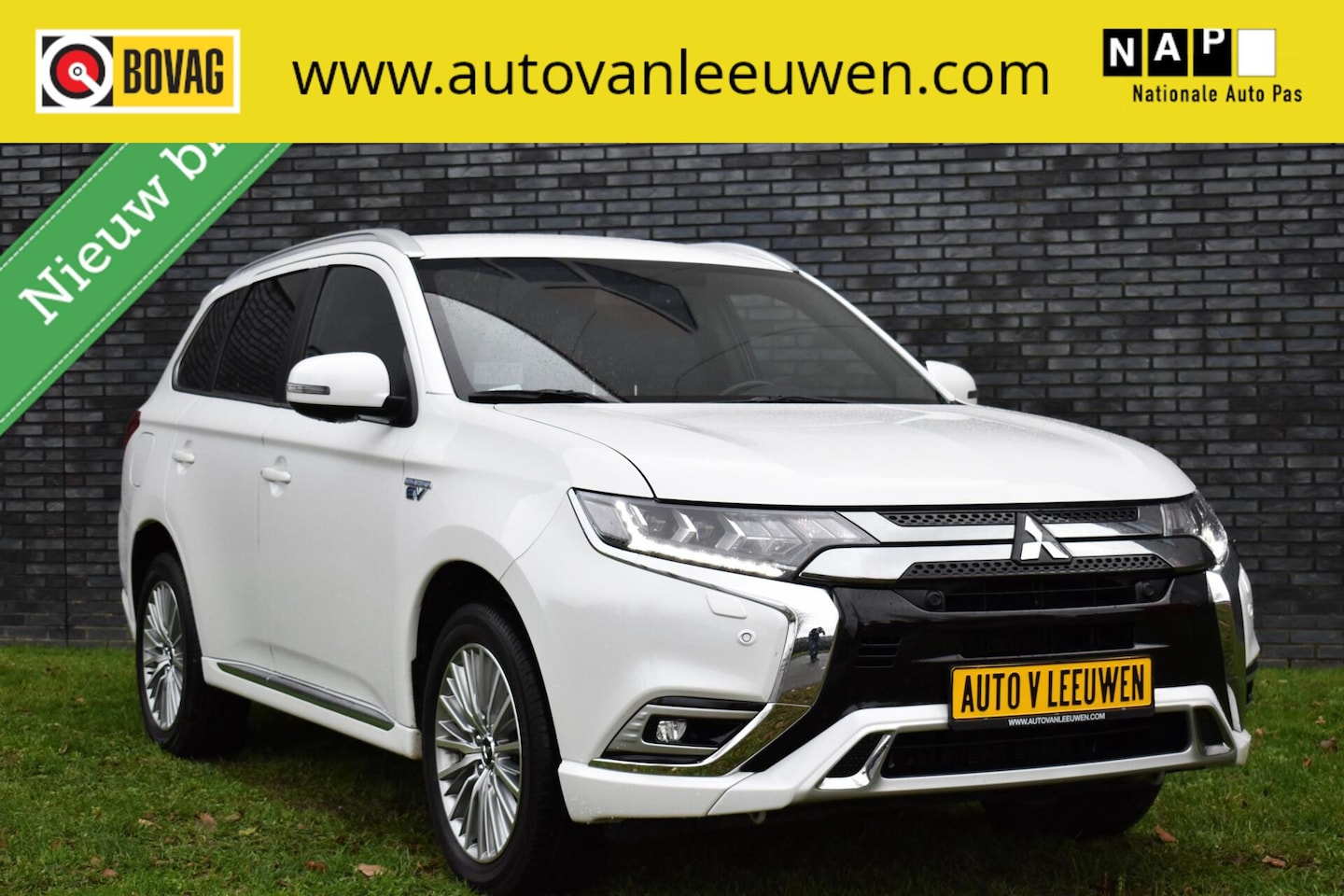 Mitsubishi Outlander - 2.4 PHEV LEDER VOL! 360º CAMERA/ELEK. A. KLEP/CARPLAY-ANDROID WIFI/ETC,! - AutoWereld.nl