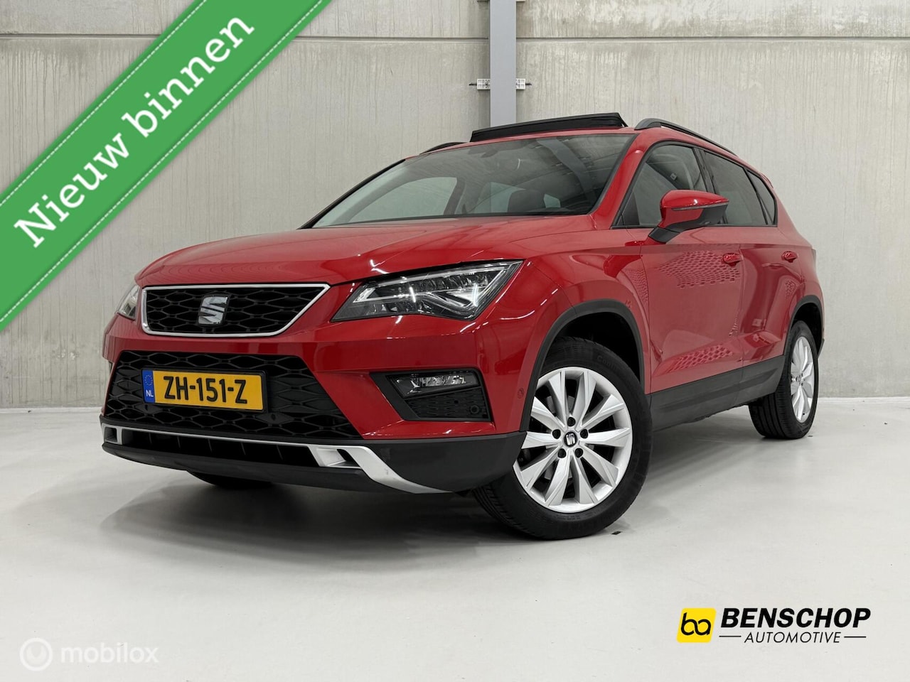 SEAT Ateca - 1.0 EcoTSI Style Navi Carplay 360 Camera Trekhaak NL Auto - AutoWereld.nl