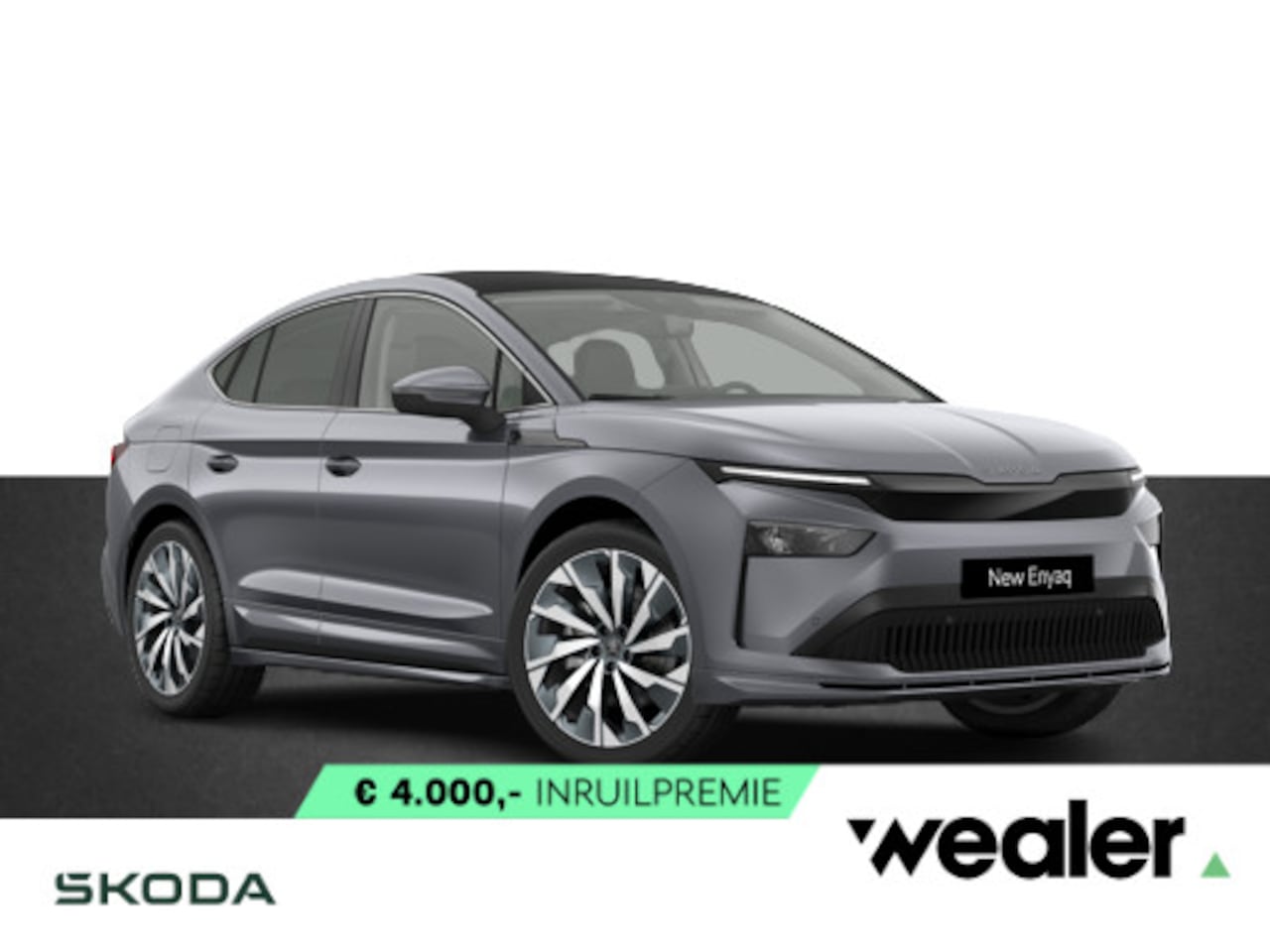 Skoda Enyaq Coupé iV - 85 Selection Elektromotor 286 PK | 21" Lichtmetalen velgen | Trekhaak | Clever Upgrade Pak - AutoWereld.nl