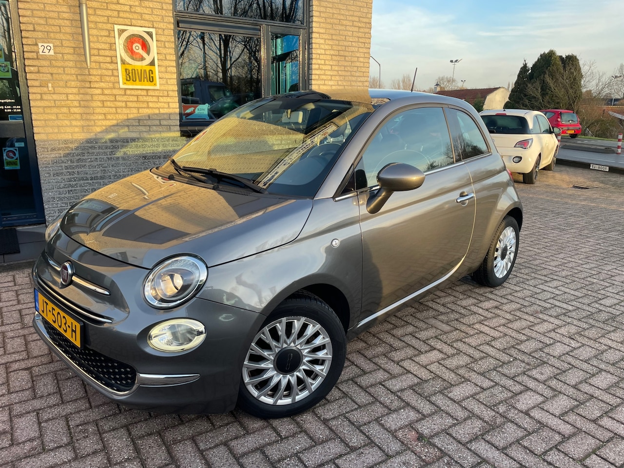 Fiat 500 - 0.9 TwinAir Turbo Lounge- Pano-NAV-Bluetooth-NL auto - AutoWereld.nl