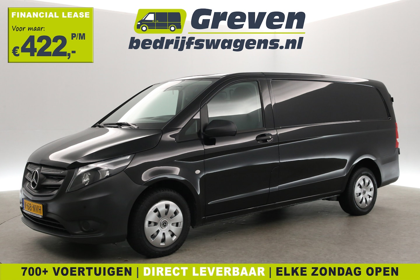 Mercedes-Benz Vito - 114 CDI Lang | Euro6 | Aut. | Airco | Cruise | Camera | 3-Zits | Carplay |  Navi | Parkeer - AutoWereld.nl