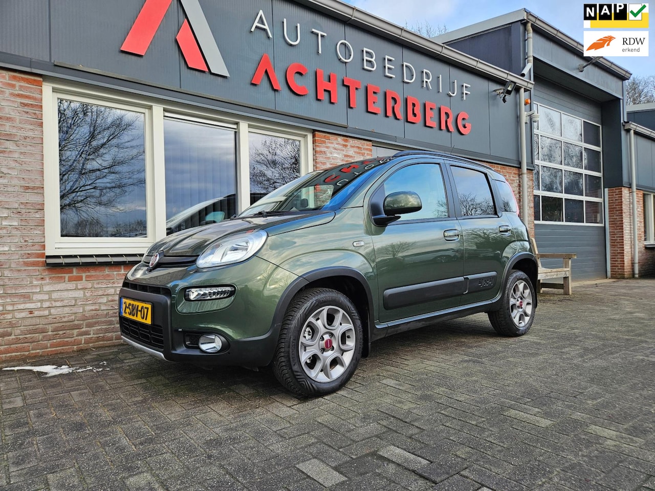 Fiat Panda - 0.9 TwinAir 4x4 Climbing Trekhaak! Airco! NAP! Leuke/Nette Auto! - AutoWereld.nl