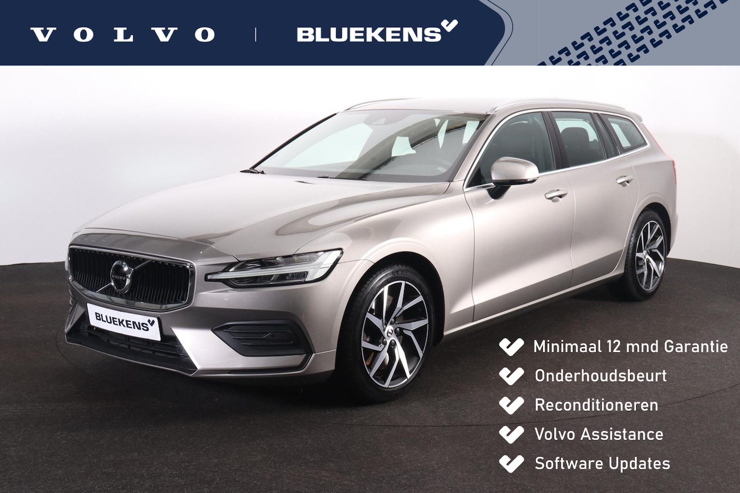 Volvo V60 - T5 Momentum - IntelliSafe Assist & Surround - Parkeersensoren voor & achter - Apple Carpla - AutoWereld.nl