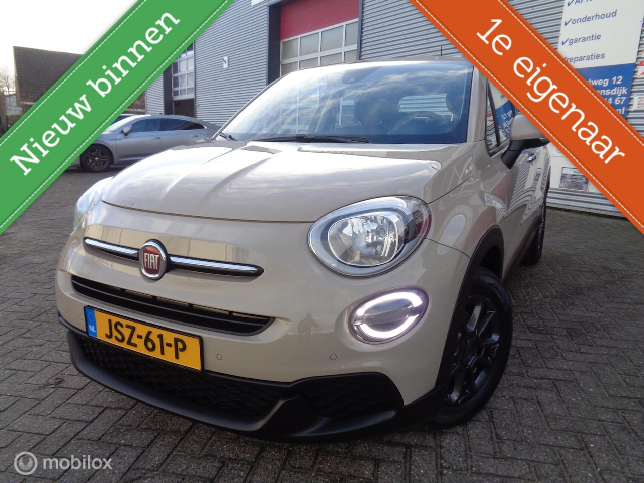 Fiat 500 X - 1.0 GSE Lounge/TURBO/Cappuccino/Airco/Key Less/Camera/PDC/LM velgen/1st eig/LED - AutoWereld.nl