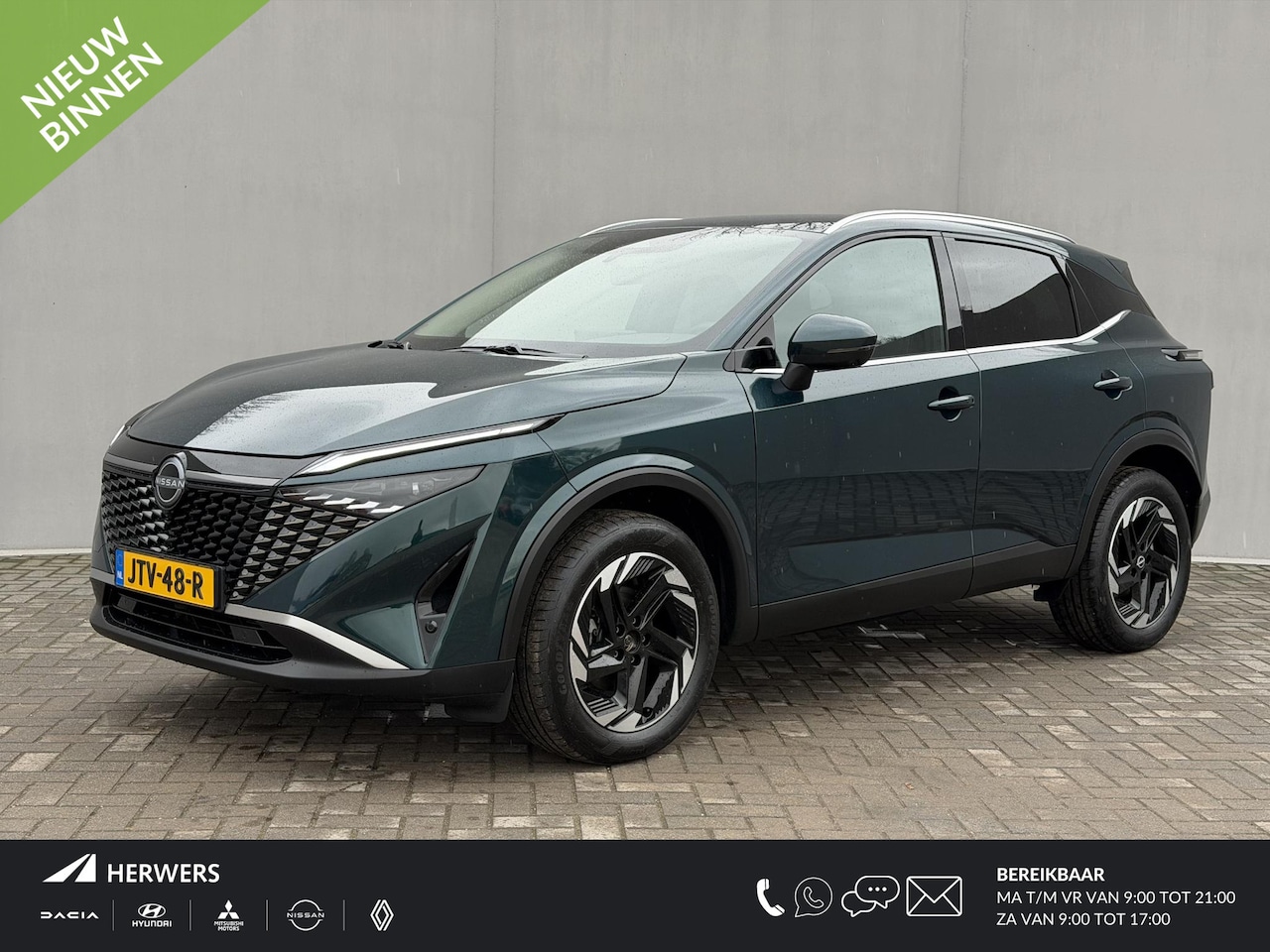 Nissan Qashqai - 1.3 MHEV Xtronic N-Connecta Automaat / Facelift / Fabrieksgarantie tot 05-2028 / 1.800 kg - AutoWereld.nl