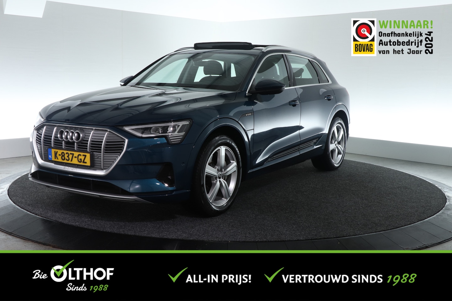 Audi e-tron - 55 quattro Business edition Plus 95 kWh | AFN. TREKHAAK 1800kg | SCHUIF-KANTEL | 408 PK | - AutoWereld.nl