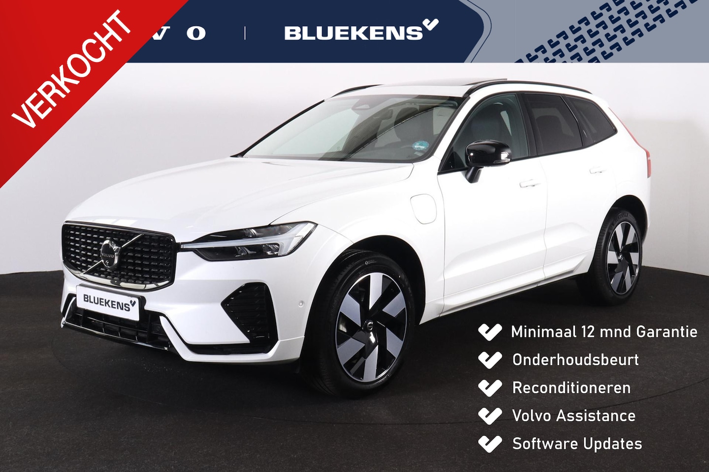 Volvo XC60 - T8 Recharge AWD Plus Dark - Panorama/schuifdak - IntelliSafe Assist & Surround - 360º Came - AutoWereld.nl