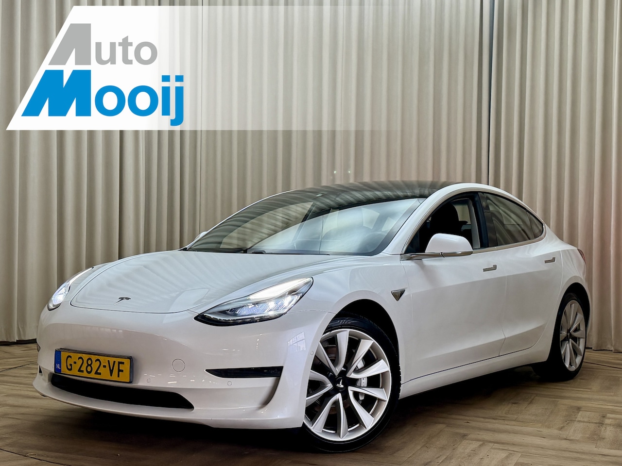 Tesla Model 3 - Long Range RWD Long Range AWD 75 kWh Autopilot FSD / Panoramadak / Leder / Stoelverwarming / Camera / Org - AutoWereld.nl