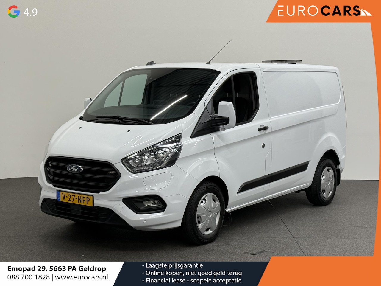 Ford Transit Custom - 340 1.0 EcoBoost L1H1 PHEV Trend Cruise Control Airco Navigatie - AutoWereld.nl