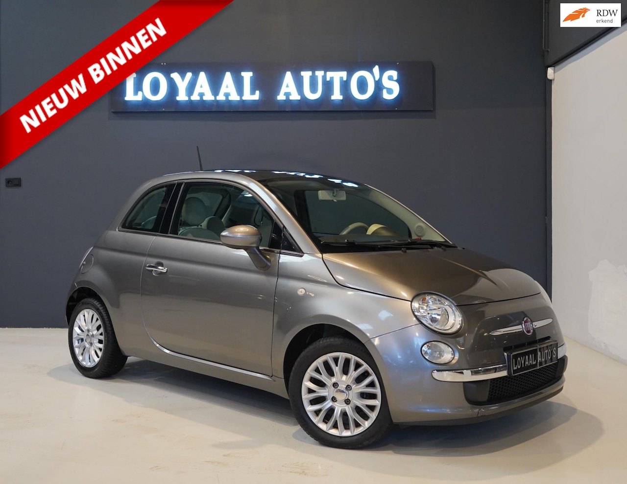 Fiat 500 - 1.2 Lounge | AUT | AIRCO | ELEK.RAMEN | APK. - AutoWereld.nl