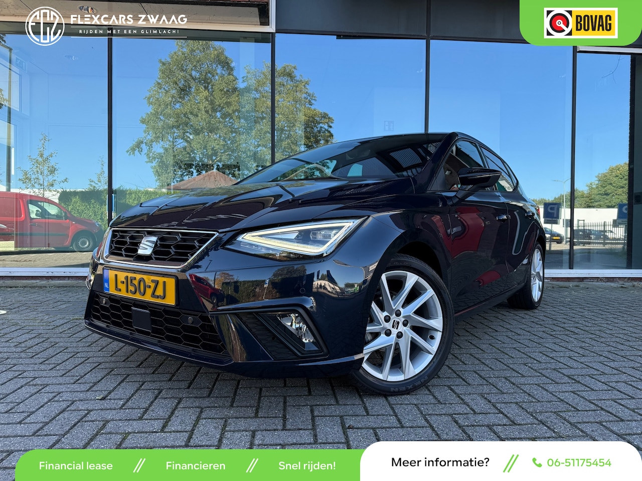 SEAT Ibiza - 1.0 EcoTSI FR Business Intense - Navi - Camera - Alcantara - Winterpakket - Org.NL - AutoWereld.nl