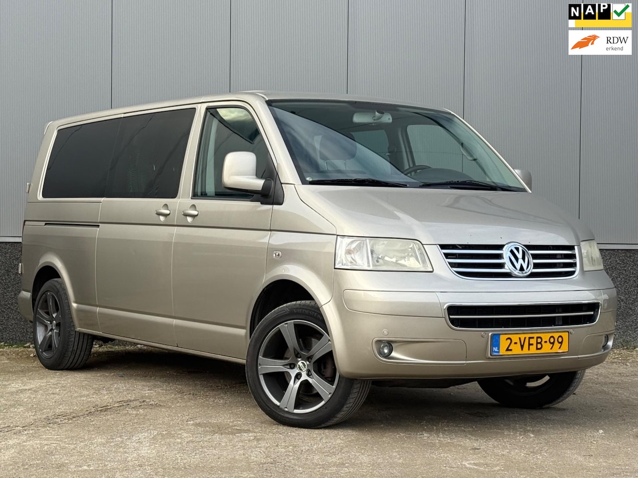 Volkswagen Transporter - 2.5 TDI 340 DC Leder, Cruise, LM velgen - AutoWereld.nl