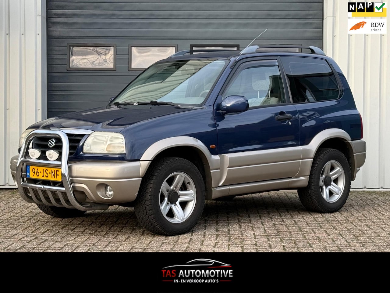 Suzuki Grand Vitara - 2.0 Metal Top Wide Body AIRCO / BULLBAR - AutoWereld.nl