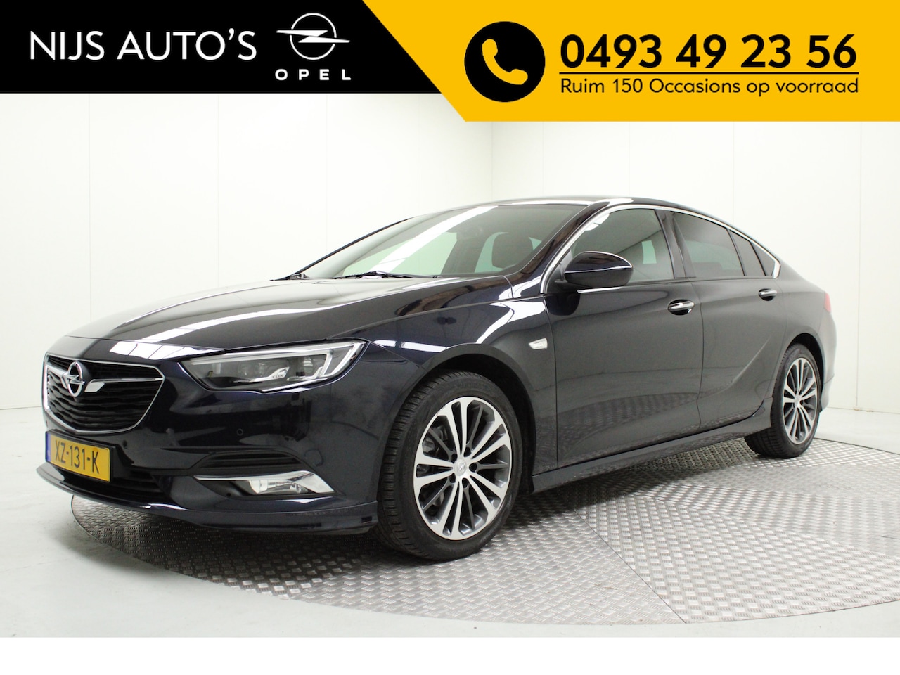 Opel Insignia Grand Sport - 1.5 Turbo Innovation | automaat | leder | matrix | navi | pdc v/a+camera | dode hoek | car - AutoWereld.nl